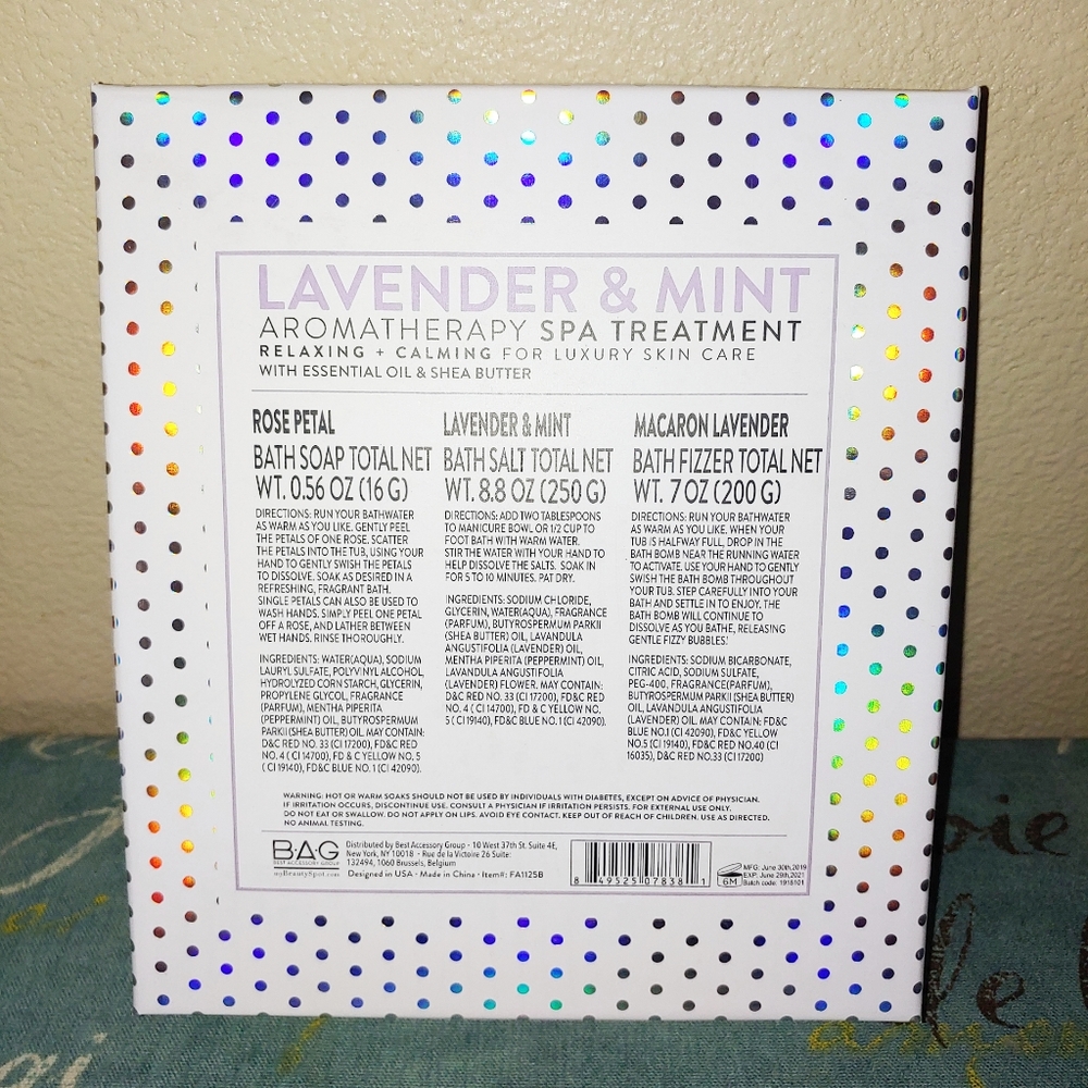 Lavender and mint spa kit  H7005 - Picture 2 of 2